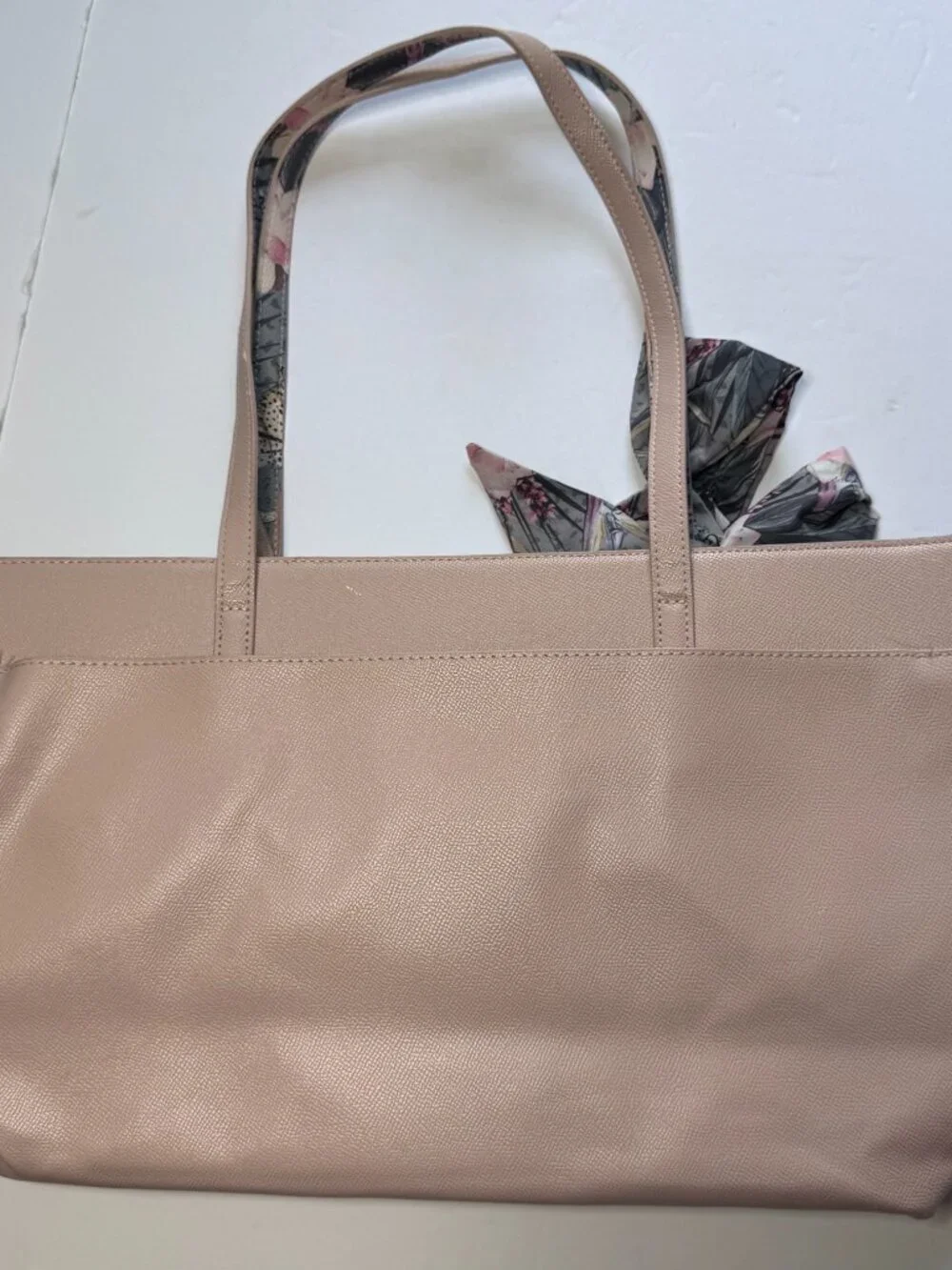Betsey Johnson Pink Zaria Tote Shoulder Bag Purse & Wristlet Floral Faux Leather